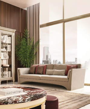 ATTITUDE 3780 - 3 seater fabric sofa by SCAPPINI & C - view 3